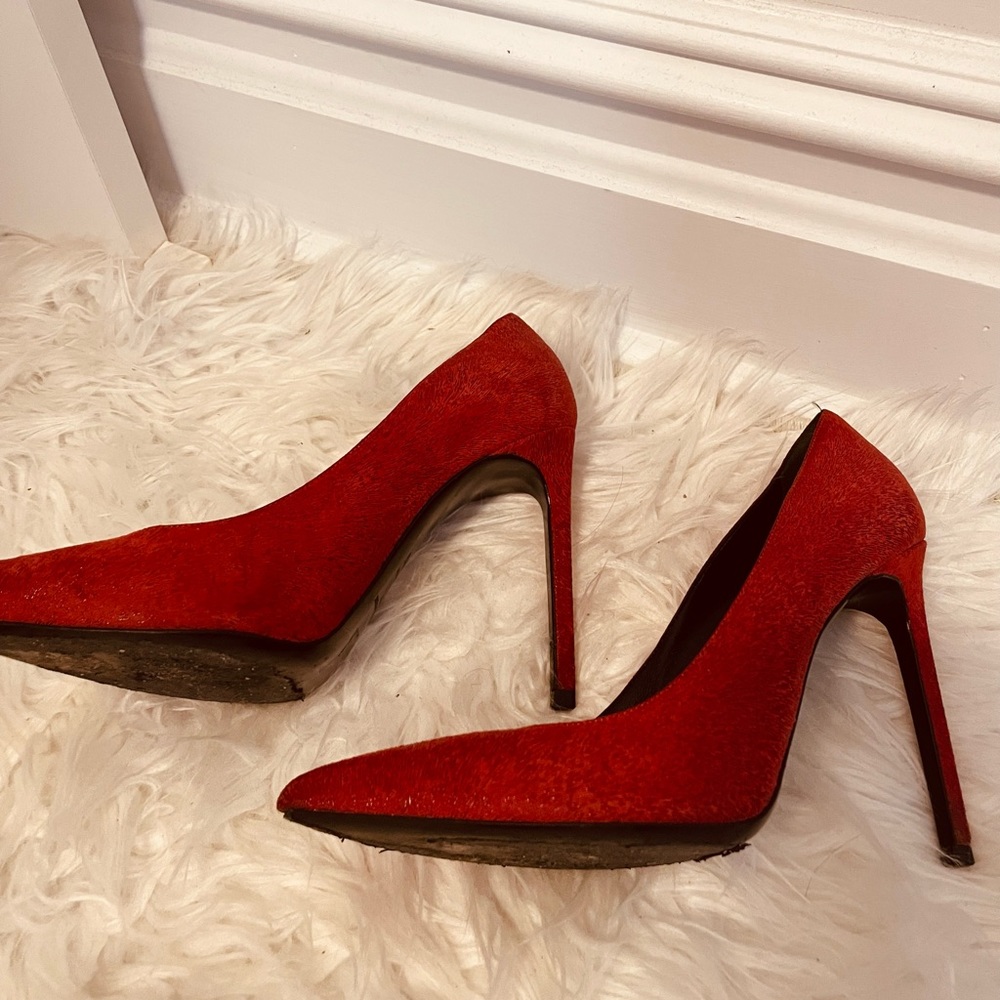 Saint Laurent Red Heels - Picture 5 of 7
